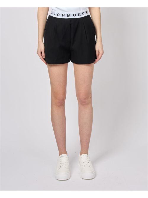 Shorts Richmond X con elastico logato RICHMOND X | UWP25036SHBLACK